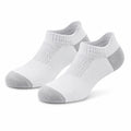 Chaussettes basses 35-38 en maille blanche et grise respirantes pour sport