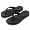 Tongs 42/43 noires en matière synthétique à bride tressée - plage et loisirs