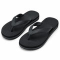 Tongs 42/43 noires en matière synthétique pour plage et loisirs